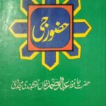 Hazoor Jee book cover by Hafiz Afrogh Hassan