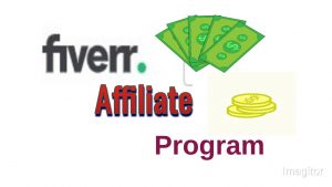 Fiveer affiliation program post image with fiverr logo